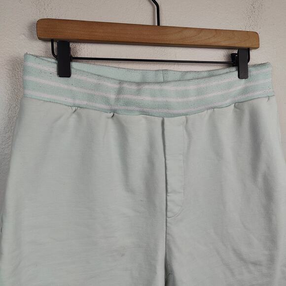 Paper Plane Sweat Shorts Mens Medium Light‎ Blue Lounge Casual Performance - Picture 3 of 11
